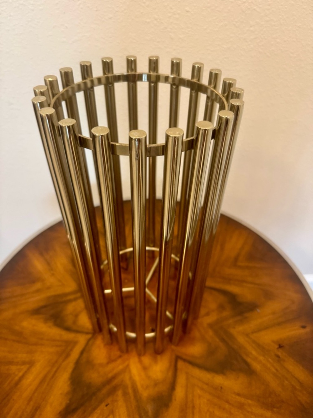 Tozai Home Stainless Steel Modern Column 14” Candle Holder